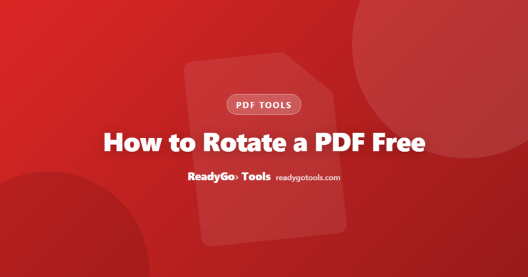 How to Rotate a PDF Free (Online, Windows, Mac, iPhone)