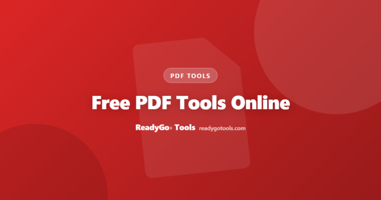 Free PDF Tools Online — Convert, Rotate, and Edit PDFs Without Software