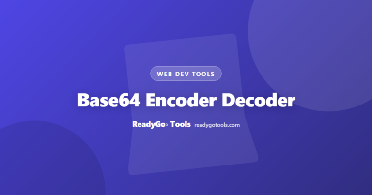 Base64 Encoder Decoder — Encode and Decode Base64 Online Free