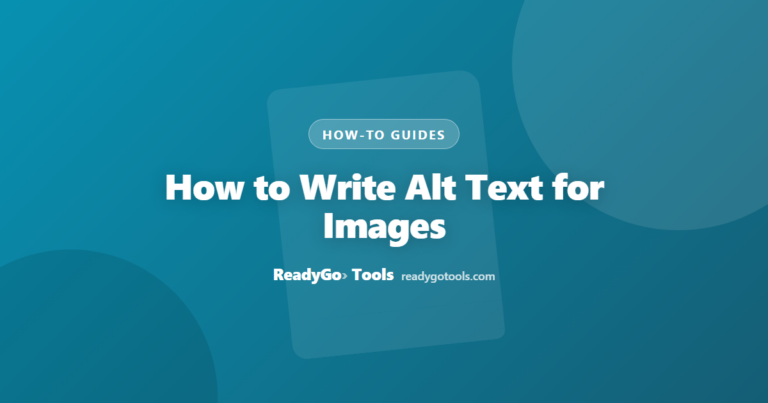 How to Write Alt Text for Images (SEO Best Practices + Examples)