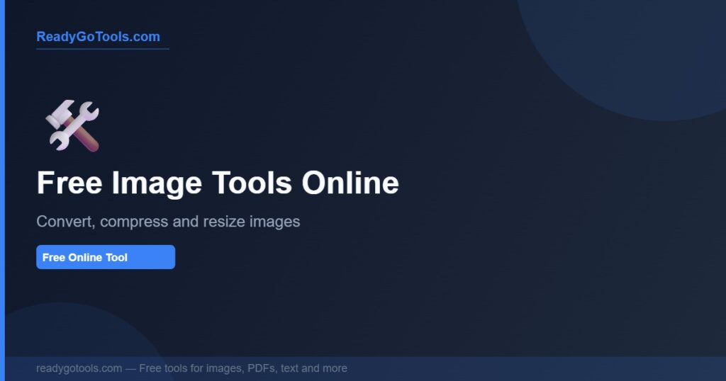 free image tools online - convert compress and resize images free