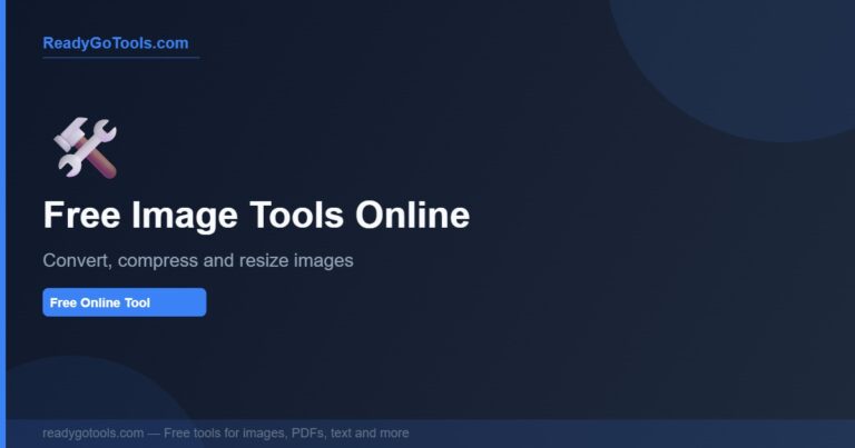 free image tools online - convert compress and resize images free